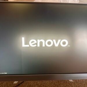 Lenovo Black Computer Monitor